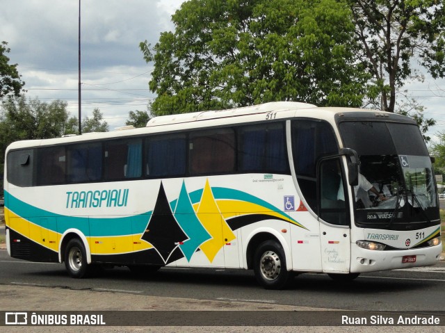 Viação Transpiauí 511 na cidade de Teresina, Piauí, Brasil, por Ruan Silva Andrade. Número da foto: #7668619.
