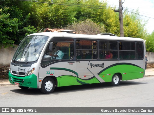 Turin Transportes 3255 na cidade de Ouro Preto, Minas Gerais, Brasil, por Gerdan Gabriel Bretas Corrêa. Número da foto: #7667209.