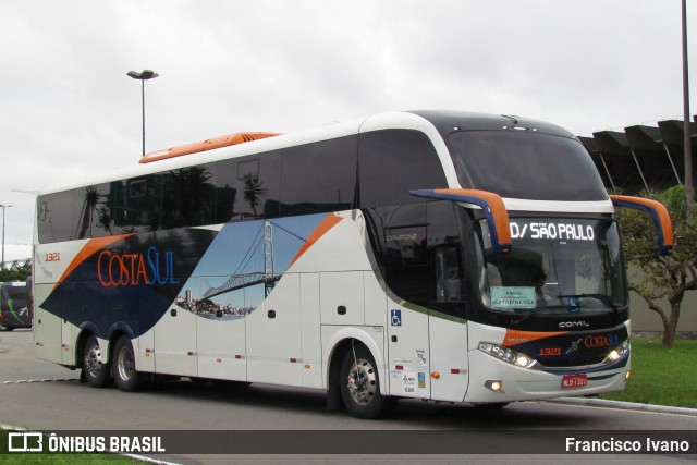 Costa Sul Turismo 1321 na cidade de Florianópolis, Santa Catarina, Brasil, por Francisco Ivano. ID da foto: 7669492.