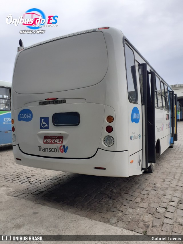 Metropolitana Transportes e Serviços 11033 na cidade de Vila Velha, Espírito Santo, Brasil, por Gabriel Lavnis. ID da foto: 7665920.