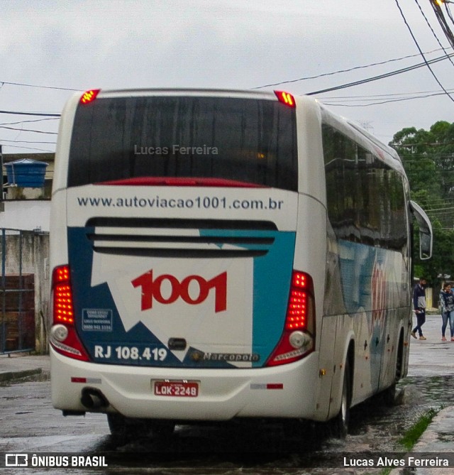 Auto Viação 1001 RJ 108.419 na cidade de Nova Iguaçu, Rio de Janeiro, Brasil, por Lucas Alves Ferreira. Número da foto: #7670949.