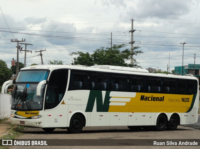 Viação Nacional 14255 na cidade de Teresina, Piauí, Brasil, por Ruan Silva Andrade. ID da foto: 7668717.