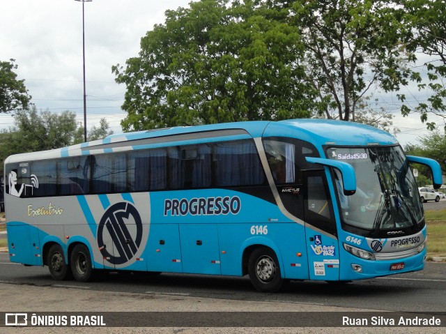 Auto Viação Progresso 6146 na cidade de Teresina, Piauí, Brasil, por Ruan Silva Andrade. Número da foto: #7668681.