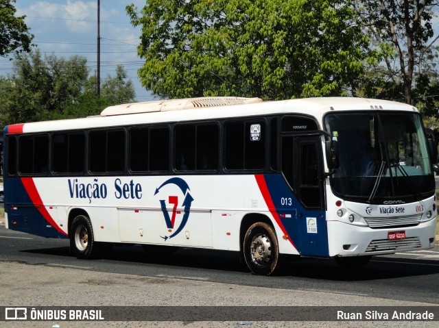 Viação Sete 013 na cidade de Teresina, Piauí, Brasil, por Ruan Silva Andrade. ID da foto: 7668561.