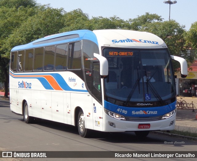 VUSC - Viação União Santa Cruz 4190 na cidade de Venâncio Aires, Rio Grande do Sul, Brasil, por Ricardo Manoel Limberger Carvalho. Número da foto: #7668970.