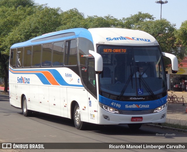 VUSC - Viação União Santa Cruz 4190 na cidade de Venâncio Aires, Rio Grande do Sul, Brasil, por Ricardo Manoel Limberger Carvalho. ID da foto: 7668970.