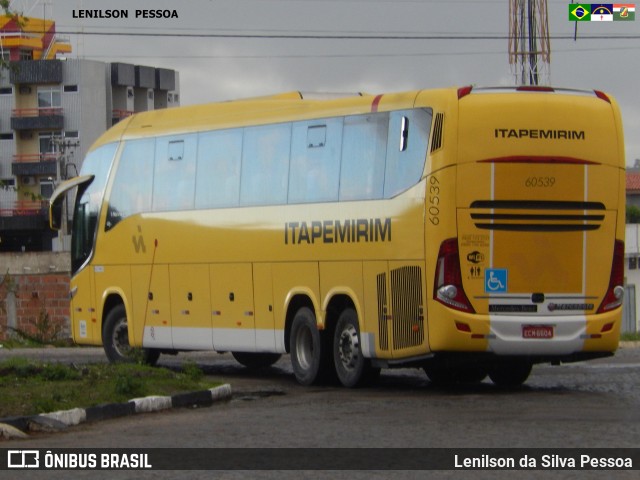 Viação Itapemirim 60539 na cidade de Caruaru, Pernambuco, Brasil, por Lenilson da Silva Pessoa. Número da foto: #7670120.