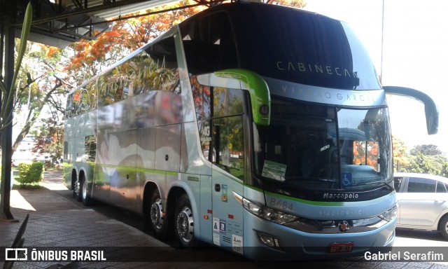 Viação Garcia 8684 na cidade de Cambará, Paraná, Brasil, por Gabriel Serafim. ID da foto: 7667905.