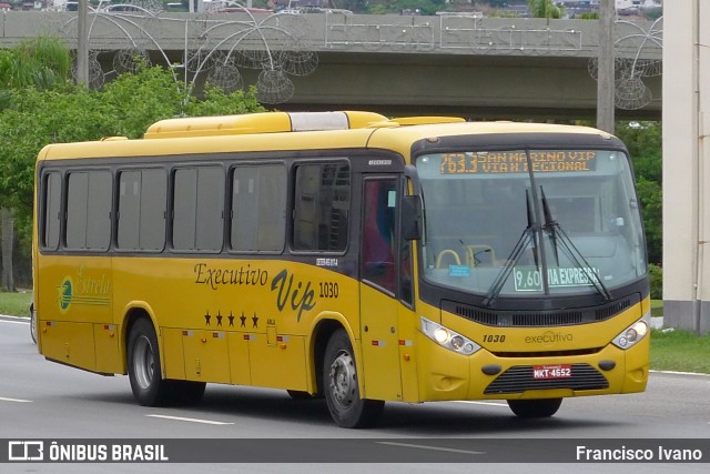 Transporte Coletivo Estrela 1030 na cidade de Florianópolis, Santa Catarina, Brasil, por Francisco Ivano. ID da foto: 7671137.