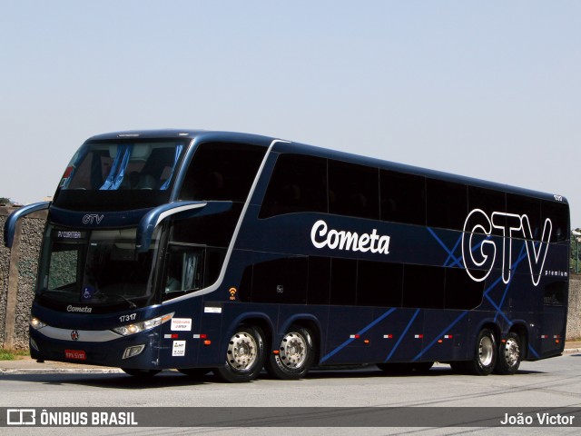 Viação Cometa 17317 na cidade de São Paulo, São Paulo, Brasil, por João Victor. Número da foto: #7670801.