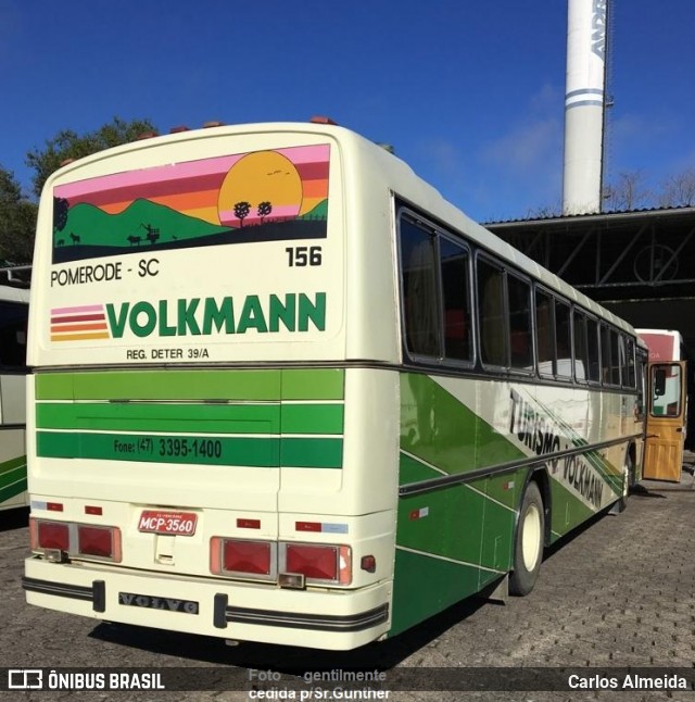 Empresa de Transportes Coletivos Volkmann 156 na cidade de Santa Catarina, Brasil, por Carlos ASA. Número da foto: #7667152.