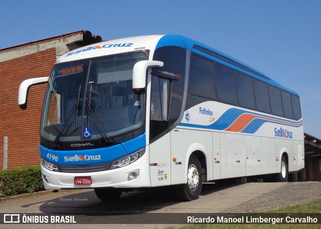 VUSC - Viação União Santa Cruz 4190 na cidade de Venâncio Aires, Rio Grande do Sul, Brasil, por Ricardo Manoel Limberger Carvalho. ID da foto: 7668998.