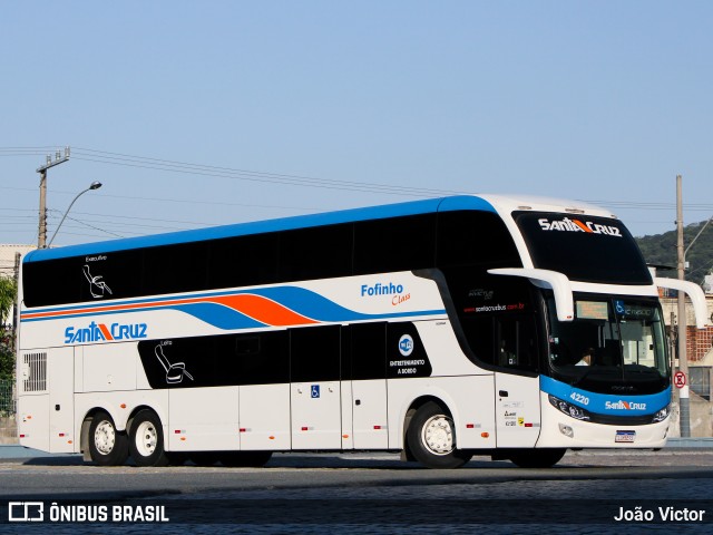 VUSC - Viação União Santa Cruz 4220 na cidade de Balneário Camboriú, Santa Catarina, Brasil, por João Victor. ID da foto: 7709769.