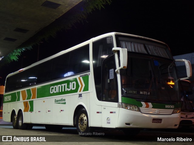 Empresa Gontijo de Transportes 11930 na cidade de Belo Horizonte, Minas Gerais, Brasil, por Marcelo Ribeiro. ID da foto: 7711332.