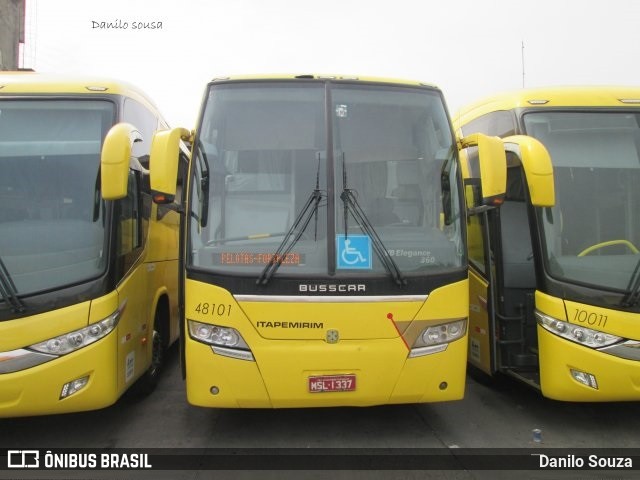 Viação Itapemirim 48101 na cidade de Rio de Janeiro, Rio de Janeiro, Brasil, por Danilo Souza. Número da foto: #7710681.