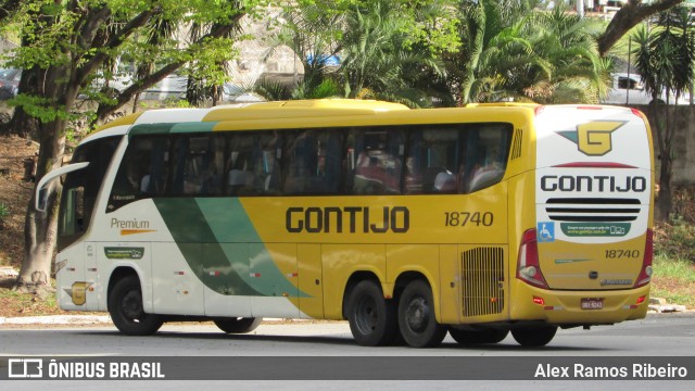 Empresa Gontijo de Transportes 18740 na cidade de Taubaté, São Paulo, Brasil, por Alex Ramos Ribeiro. Número da foto: #7713531.
