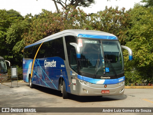 Viação Cometa 18502 na cidade de São Paulo, São Paulo, Brasil, por André Luiz Gomes de Souza. Número da foto: #7713176.
