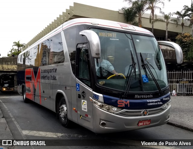 Transporte Coletivo Santa Maria 286 na cidade de Belo Horizonte, Minas Gerais, Brasil, por Vicente de Paulo Alves. ID da foto: 7711813.