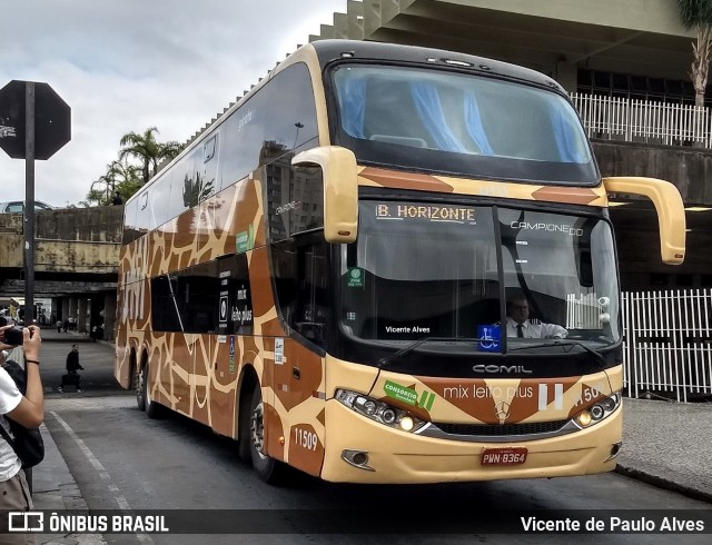 UTIL - União Transporte Interestadual de Luxo 11509 na cidade de Belo Horizonte, Minas Gerais, Brasil, por Vicente de Paulo Alves. Número da foto: #7713036.