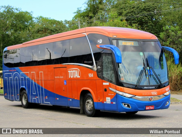 Viação Total 904 na cidade de Recife, Pernambuco, Brasil, por Willian Pontual. Número da foto: #7713528.