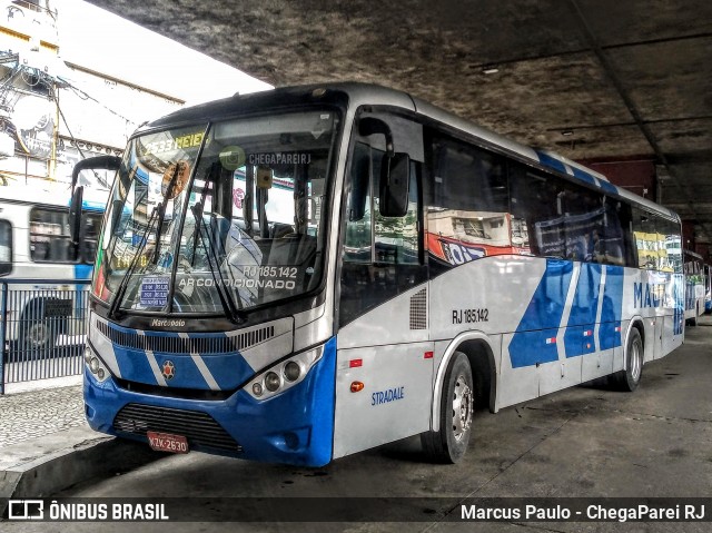Viação Mauá RJ 185.142 na cidade de São Gonçalo, Rio de Janeiro, Brasil, por Marcus Paulo - ChegaParei RJ. Número da foto: #7709989.