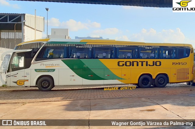 Empresa Gontijo de Transportes 19450 na cidade de Uberlândia, Minas Gerais, Brasil, por Wagner Gontijo Várzea da Palma-mg. ID da foto: 7712729.