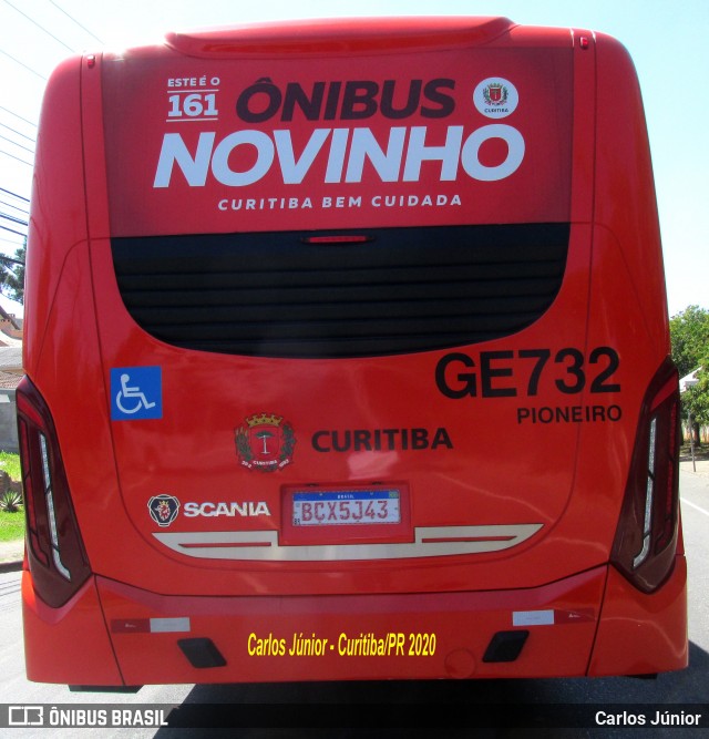 Viação Cidade Sorriso >> Viação Sorriso de Curitiba GE732 na cidade de Curitiba, Paraná, Brasil, por Carlos Júnior. Número da foto: #7713049.