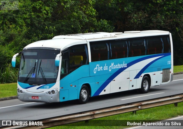 Flor da Montanha Transportes e Turismo 1730 na cidade de Santa Isabel, São Paulo, Brasil, por Rudnei Aparecido da Silva. ID da foto: 7711626.