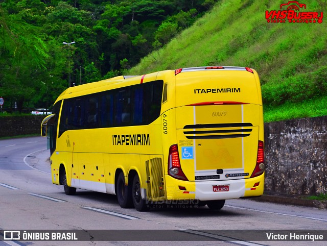Viação Itapemirim 60079 na cidade de Petrópolis, Rio de Janeiro, Brasil, por Victor Henrique. Número da foto: #7711518.