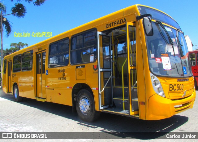 Transporte Coletivo Glória BC500 na cidade de Curitiba, Paraná, Brasil, por Carlos Júnior. Número da foto: #7712997.