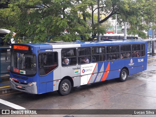 Trans Bus Transportes Coletivos 348 na cidade de Diadema, São Paulo, Brasil, por Lucas Silva. Número da foto: #7710122.