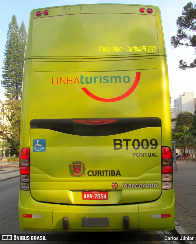 Transporte Coletivo Glória BT009 na cidade de Curitiba, Paraná, Brasil, por Carlos Júnior. ID da foto: 7712756.