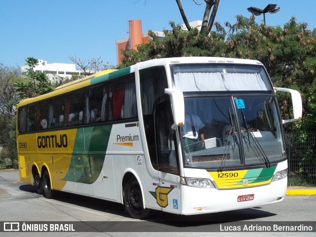 Empresa Gontijo de Transportes 12590 na cidade de São Paulo, São Paulo, Brasil, por Lucas Adriano Bernardino. Número da foto: #7710146.