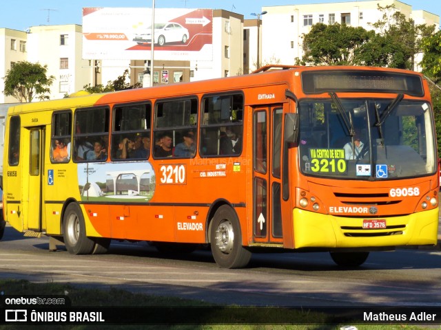 Viação Santa Edwiges 69058 na cidade de Contagem, Minas Gerais, Brasil, por Matheus Adler. Número da foto: #7710532.