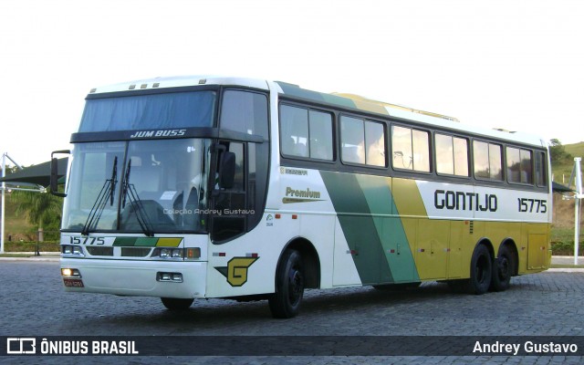 Empresa Gontijo de Transportes 15775 na cidade de Perdões, Minas Gerais, Brasil, por Andrey Gustavo. ID da foto: 7712267.