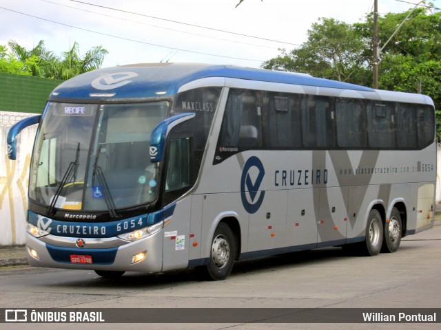 Viação Cruzeiro 6054 na cidade de Recife, Pernambuco, Brasil, por Willian Pontual. Número da foto: #7713486.
