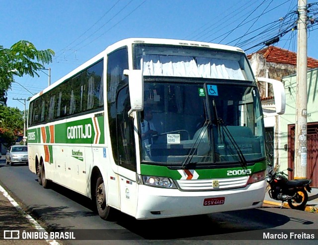 Empresa Gontijo de Transportes 20095 na cidade de Ribeirão Preto, São Paulo, Brasil, por Marcio Freitas. ID da foto: 7710635.