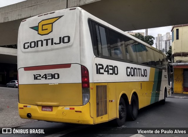 Empresa Gontijo de Transportes 12430 na cidade de Belo Horizonte, Minas Gerais, Brasil, por Vicente de Paulo Alves. ID da foto: 7711758.