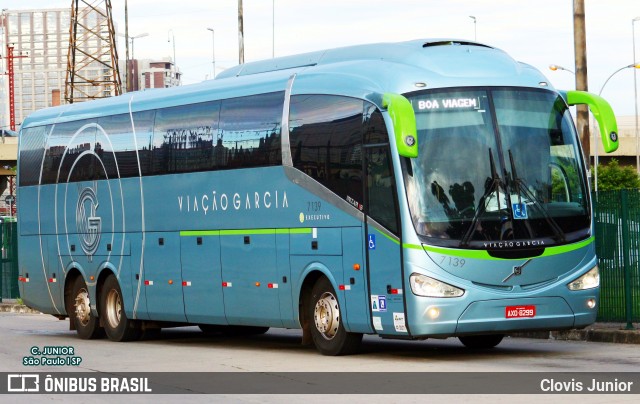 Viação Garcia 7139 na cidade de São Paulo, São Paulo, Brasil, por Clovis Junior. Número da foto: #7714963.