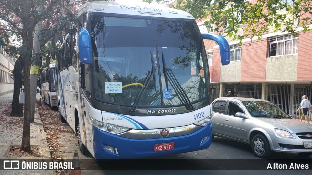 Ramos Turismo 4100 na cidade de Belo Horizonte, Minas Gerais, Brasil, por Ailton Alves. ID da foto: 7716922.