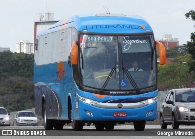 Litorânea Transportes Coletivos 5872 na cidade de São José dos Campos, São Paulo, Brasil, por George Miranda. Número da foto: #7716004.