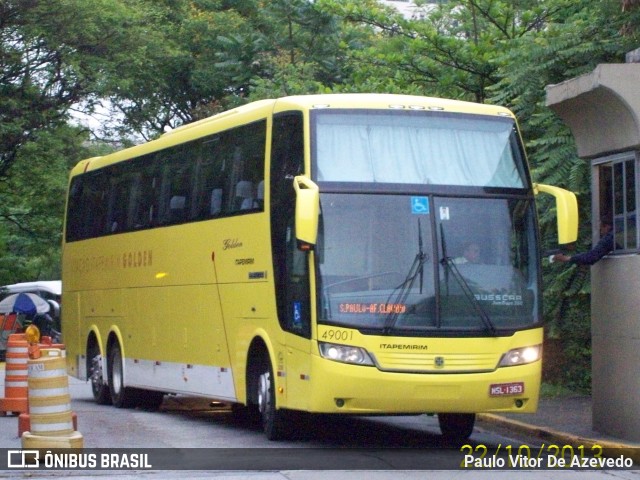 Viação Itapemirim 49001 na cidade de São Paulo, São Paulo, Brasil, por Paulo Vitor De Azevedo. ID da foto: 7715790.