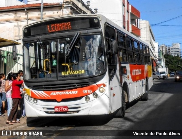 Autotrans > Turilessa 1815 na cidade de Itaúna, Minas Gerais, Brasil, por Vicente de Paulo Alves. ID da foto: 7717768.