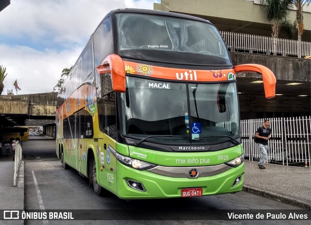 UTIL - União Transporte Interestadual de Luxo 11928 na cidade de Belo Horizonte, Minas Gerais, Brasil, por Vicente de Paulo Alves. Número da foto: #7717977.