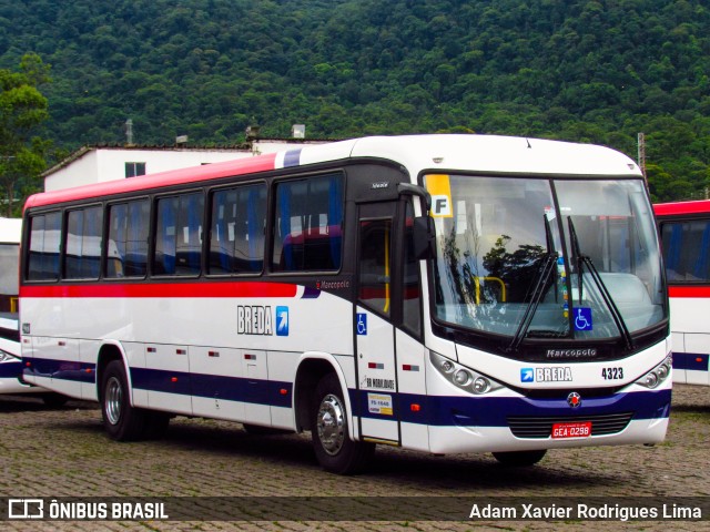 Breda Transportes e Serviços 4323 na cidade de Cubatão, São Paulo, Brasil, por Adam Xavier Rodrigues Lima. ID da foto: 7717690.