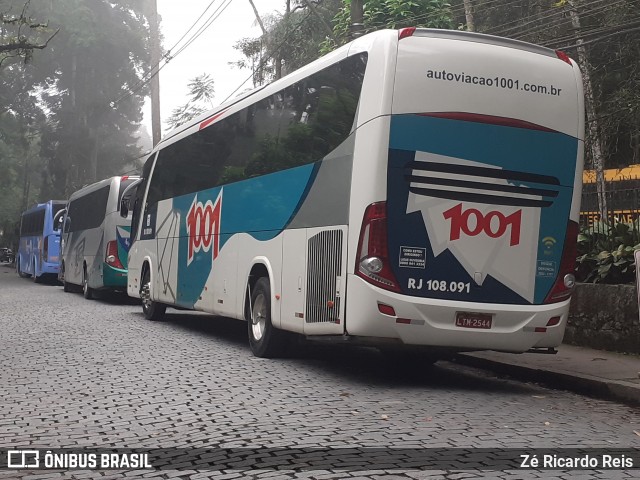 Auto Viação 1001 RJ 108.091 na cidade de Petrópolis, Rio de Janeiro, Brasil, por Zé Ricardo Reis. ID da foto: 7715403.