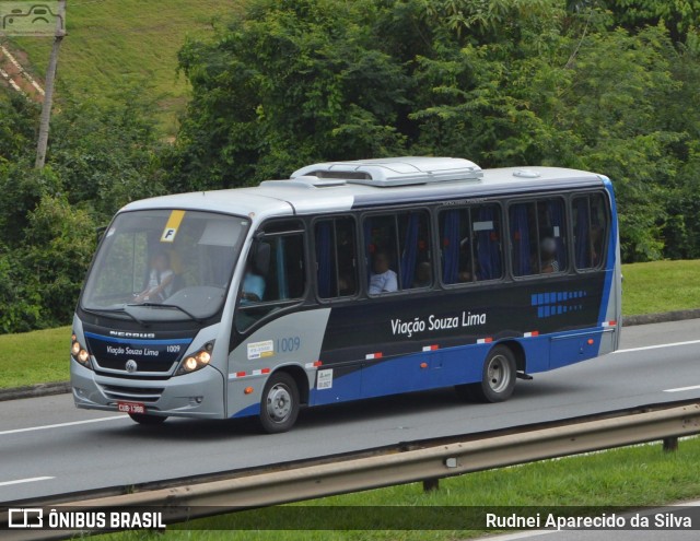 Viação Souza Lima Transportes e Turismo 1009 na cidade de Santa Isabel, São Paulo, Brasil, por Rudnei Aparecido da Silva. Número da foto: #7715225.