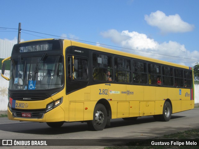 Mobibrasil São Lourenço >>> Mobi-PE 2.802 na cidade de Recife, Pernambuco, Brasil, por Gustavo Felipe Melo. Número da foto: #7714734.