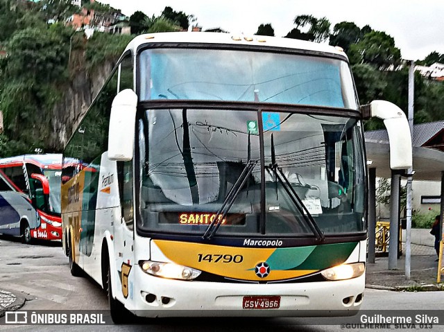 Empresa Gontijo de Transportes 14790 na cidade de Santos, São Paulo, Brasil, por Guilherme Silva. ID da foto: 7715549.