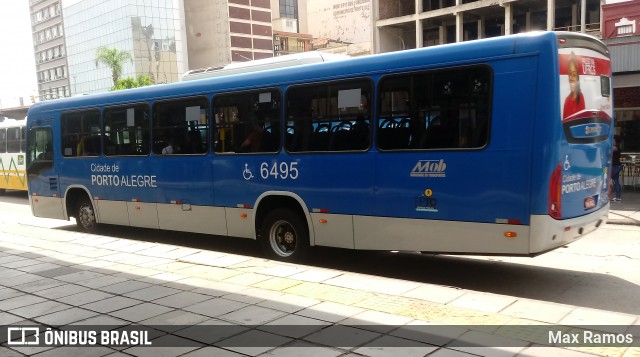 Nortran Transportes Coletivos 6495 na cidade de Porto Alegre, Rio Grande do Sul, Brasil, por Max Ramos. Número da foto: #7714488.